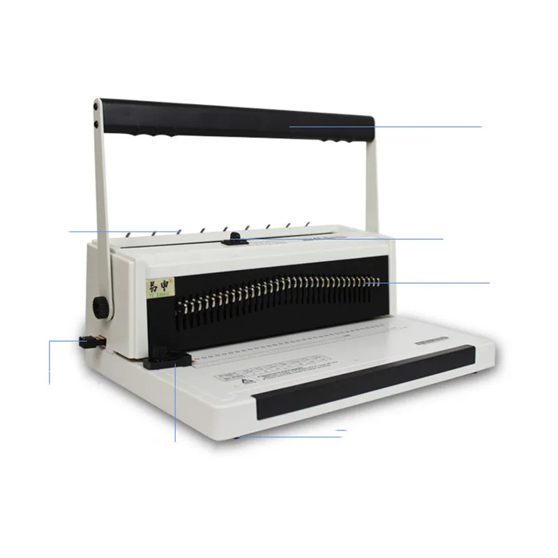 34-hole desk calendar iron ring binding machine full knife round hole punching machine double coil dish calendar loose leaf
34-hole desk calendar iron ring binding machine full knife round hole punching machine double coil dish calendar loose leaf