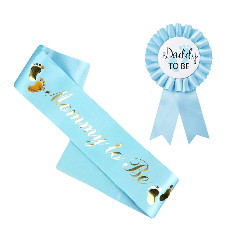 53CA Mommy to Be Sash Daddy to Be Badge Kit Baby Shower Decoration Gender Reveals Celebration Party Gifts
53CA Mommy to Be Sash Daddy to Be Badge Kit Baby Shower Decoration Gender Reveals Celebration Party Gifts