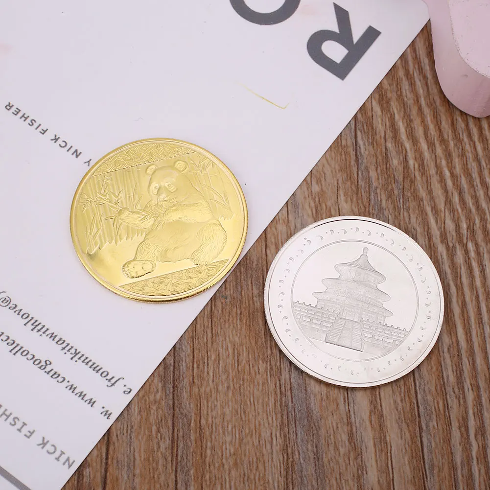 Рождественские поделки коллекция панда серебряный доллар Китайская монета 2017