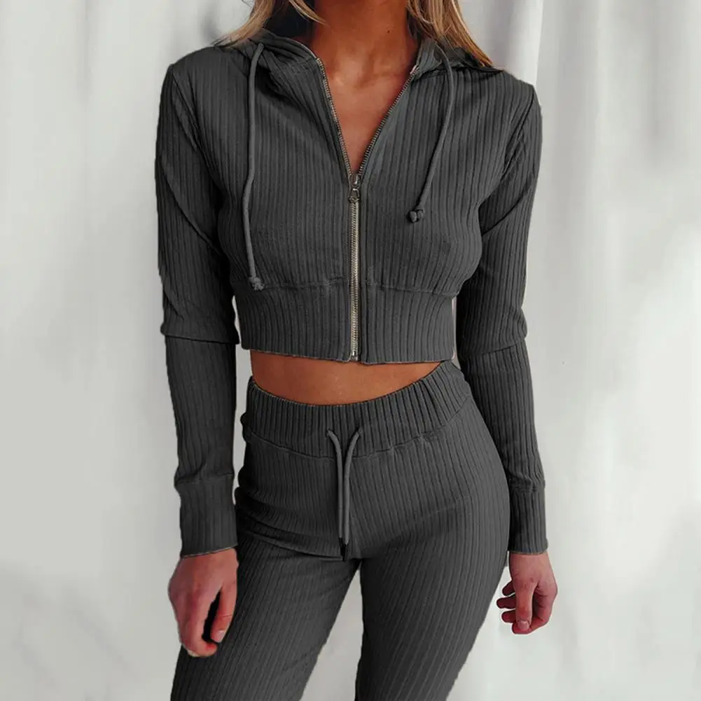 Casual Two Piece Set Women Outfits Set Long Sleeve Hooded Short Crop Top Long Skinny Pants Leggings 2 Piece Set Women Tracksuit
Casual Two Piece Set Women Outfits Set Long Sleeve Hooded Short Crop Top Long Skinny Pants Leggings 2 Piece Set Women Tracksuit
