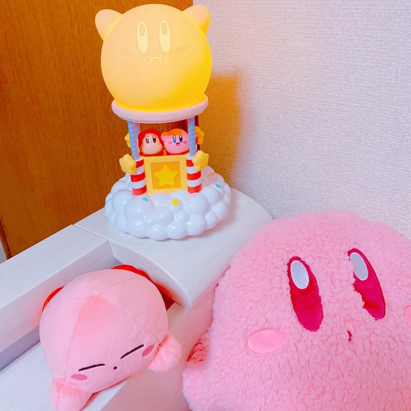 Hobbies Action Figures Fantasy Kirby Hot Air Balloon Pat Silicone Night Light Kawaii Bedroom Decorations Toys for Children Gift
Hobbies Action Figures Fantasy Kirby Hot Air Balloon Pat Silicone Night Light Kawaii Bedroom Decorations Toys for Children Gift