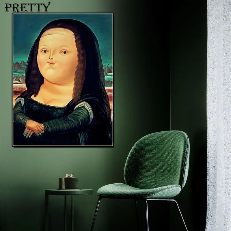 Funny Mona Lisa Wall Art Posters Cartoon Figure Canvas Oil Paintings Creative Modern Living Room Decoration Painting Picture
Funny Mona Lisa Wall Art Posters Cartoon Figure Canvas Oil Paintings Creative Modern Living Room Decoration Painting Picture