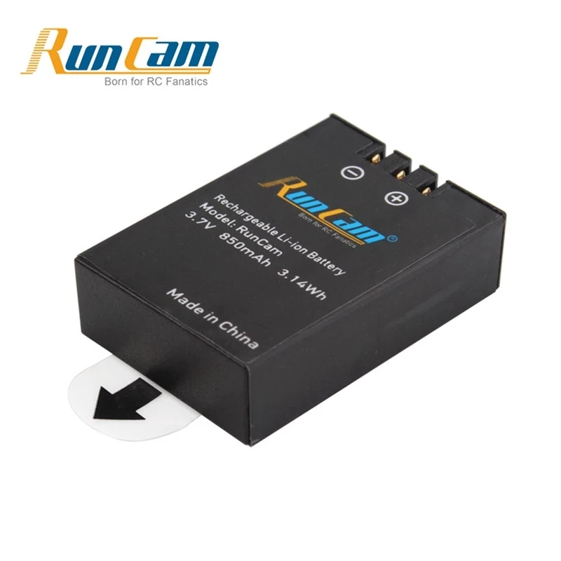Запасная часть для экшн-камеры Runcam 2 3s перезаряжаемая батарея 3 7 в 850 мАч Втч