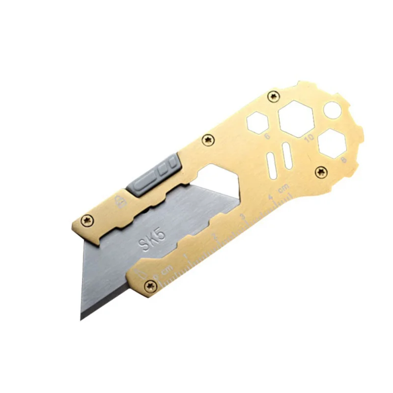 Stainless Steel EDC Folding Utility Knife Wallpaper Knife Multi-function Paper Cutter Courier Knife Manual Knife Outdoor Peeler
Stainless Steel EDC Folding Utility Knife Wallpaper Knife Multi-function Paper Cutter Courier Knife Manual Knife Outdoor Peeler