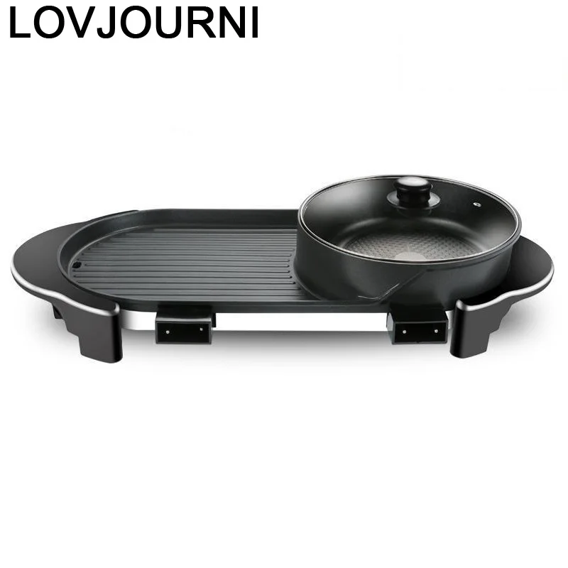 Корейский чугунный гриль Kamado Raclette Parrilla электрический для барбекю на открытом