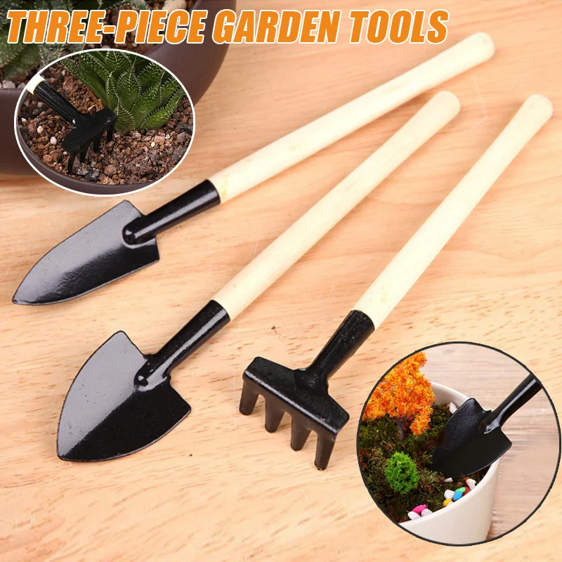 3 Pcs Gardening Tools Set Shovel Rake Spade Hand Tools Cultivated for Garden Home Accessories
3 Pcs Gardening Tools Set Shovel Rake Spade Hand Tools Cultivated for Garden Home Accessories