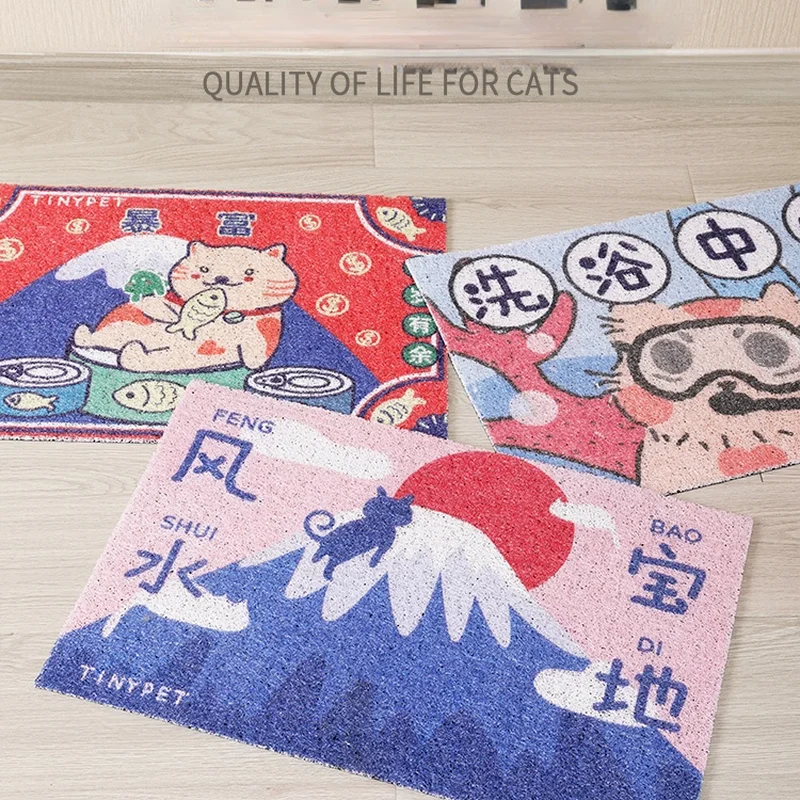 Cat Matts for Litter Cat Litter Mat Anti-litter Out of The Litter Box Mats Cat Litter Mat Resistance Grasping Foot Care Products
Cat Matts for Litter Cat Litter Mat Anti-litter Out of The Litter Box Mats Cat Litter Mat Resistance Grasping Foot Care Products