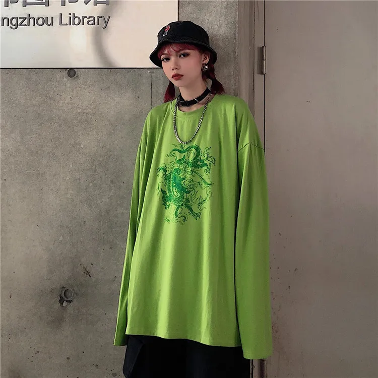 vintage Fun dragon women T-shirt short sleeve Tees Ulzzang dropshipping clothes vegan Cotton gothic mesh top punk shirt
vintage Fun dragon women T-shirt short sleeve Tees Ulzzang dropshipping clothes vegan Cotton gothic mesh top punk shirt