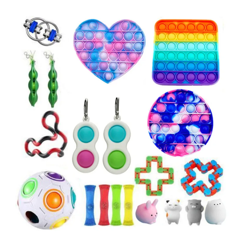 Fidget Toys Anti Stress Set Stretchy Strings Pop It Popit Gift Pack Adults Children Squishy Sensory Antistress Relief Figet Toys
Fidget Toys Anti Stress Set Stretchy Strings Pop It Popit Gift Pack Adults Children Squishy Sensory Antistress Relief Figet Toys