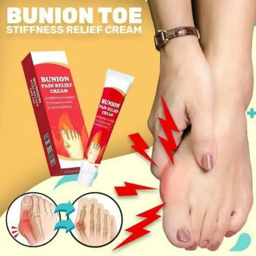 Bunion Toe Stiffness Relief Cream Joint Pain Relief Ointment Stiffness Inflammation Arthritis Treatment Medical Plaster
Bunion Toe Stiffness Relief Cream Joint Pain Relief Ointment Stiffness Inflammation Arthritis Treatment Medical Plaster