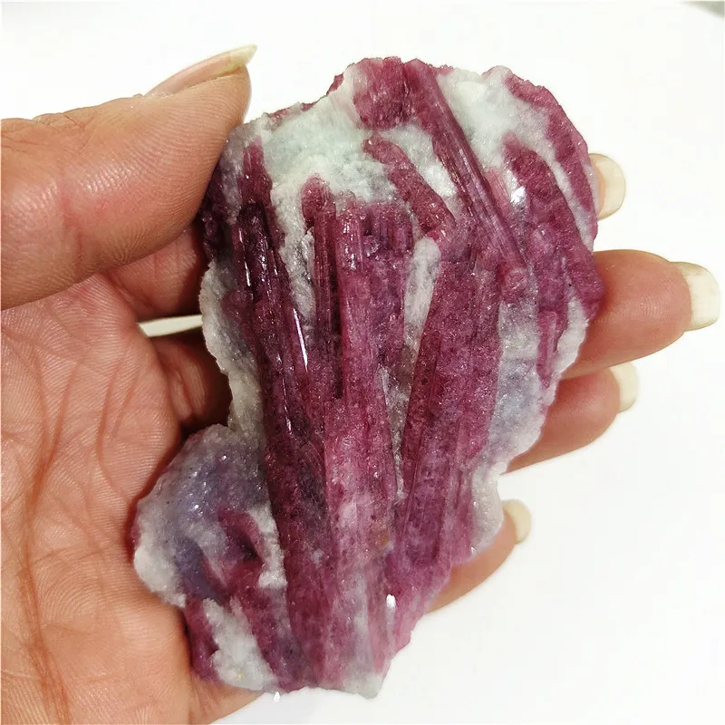 Natural stone plum blossom tourmaline raw mineral specimens home decoration raw crystals gem collection 
Natural stone plum blossom tourmaline raw mineral specimens home decoration raw crystals gem collection