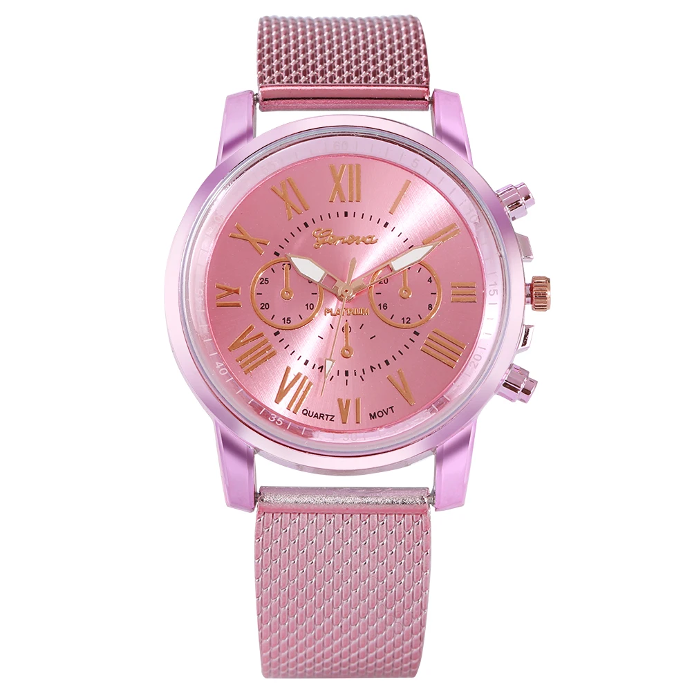 Women Watches Fashion Geneva Roman Numerals Luminous Analog Quartz Ladies Watch Plastic Mesh Bracelet Wristwatch Christmas Gifts
Women Watches Fashion Geneva Roman Numerals Luminous Analog Quartz Ladies Watch Plastic Mesh Bracelet Wristwatch Christmas Gifts
