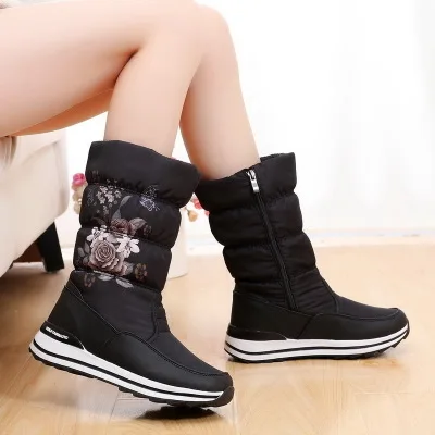 Mid-calf Snow Boots Women Waterproof Winter Shoes Platform Rubber Boots Plush FemaleS hoes Ladies Wedge Fur Botas Mujer Invierno
Mid-calf Snow Boots Women Waterproof Winter Shoes Platform Rubber Boots Plush FemaleS hoes Ladies Wedge Fur Botas Mujer Invierno