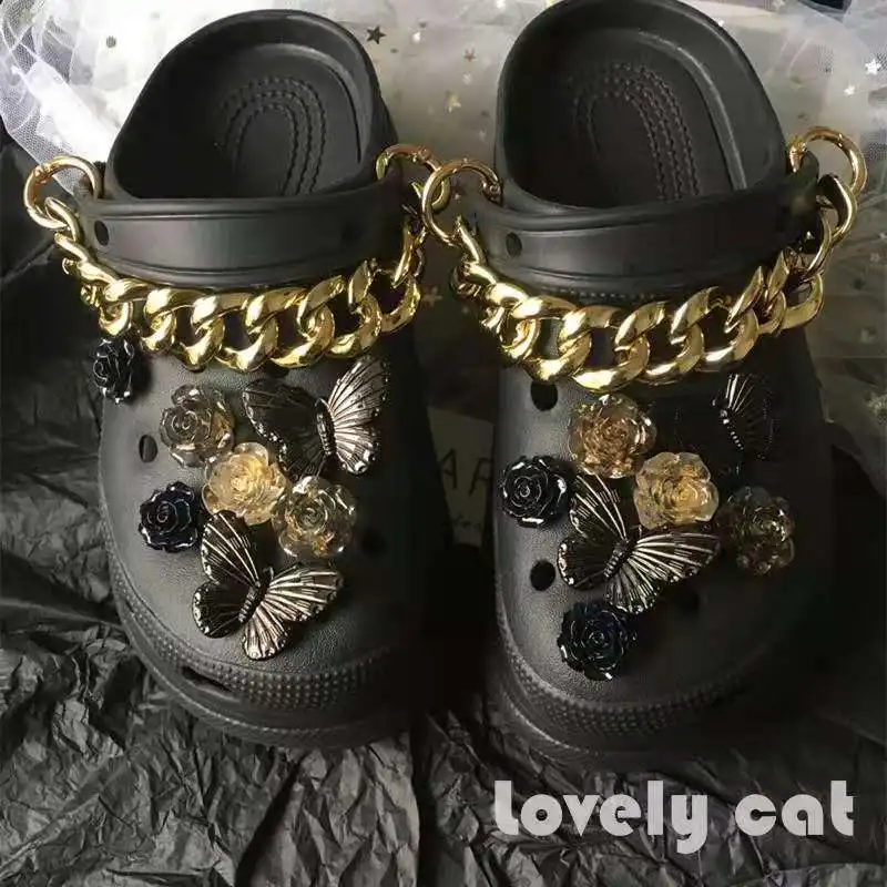 Croc Charms Lovely Chain Butterfly Bundle Vintage Sweet Cool Girl Dark Wind Decoration Accessories Croc Charms Designer
Croc Charms Lovely Chain Butterfly Bundle Vintage Sweet Cool Girl Dark Wind Decoration Accessories Croc Charms Designer