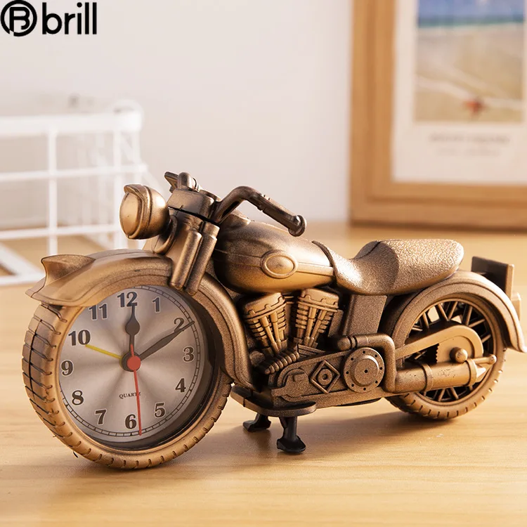 Portable Vintage Motorcycle Alarm Clock Personality Student Clock Bedside Creative Home Decoration Accessories Desk Watch Gift
Portable Vintage Motorcycle Alarm Clock Personality Student Clock Bedside Creative Home Decoration Accessories Desk Watch Gift