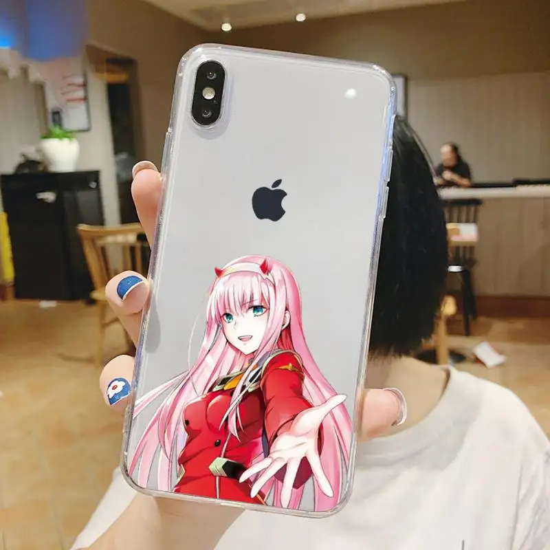Zero Two Darling in the FranXX Anime Phone Case Transparent soft For iphone 5 6 7 8 11 12 s c se plus mini x xs xr pro max shell
Zero Two Darling in the FranXX Anime Phone Case Transparent soft For iphone 5 6 7 8 11 12 s c se plus mini x xs xr pro max shell