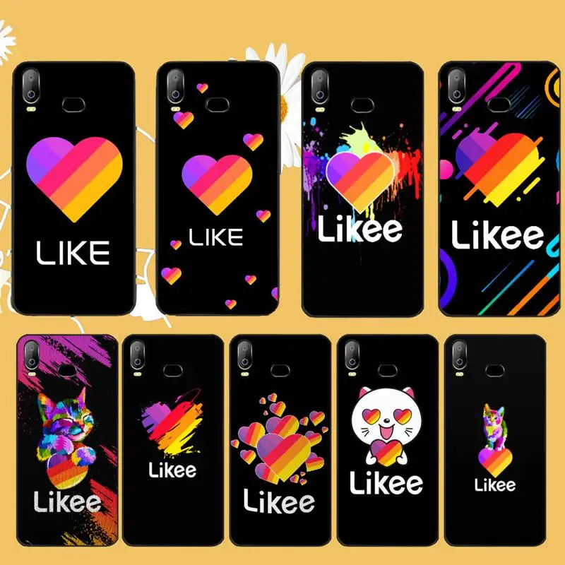 Чехол для телефона PENGHUWAN Likee Funny cat bear love heart с уникальным дизайном Samsung A10 A20 A30 A40 A50 A70