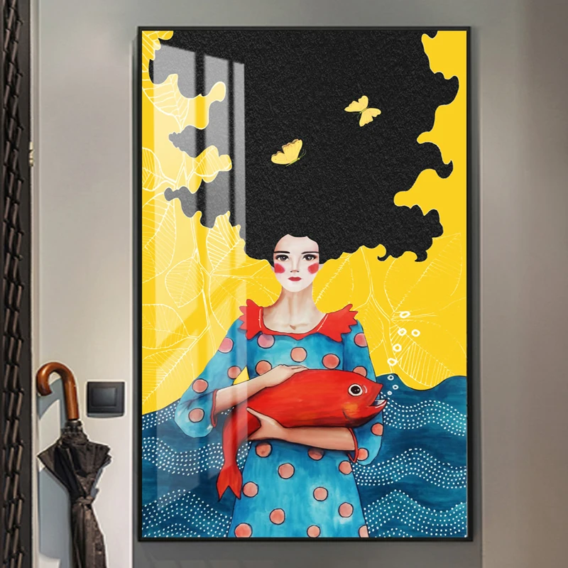 Color Woman Abstract Canvas Painting Wall Art Print Poster Water color Abstract Art Picture Decoration Modern Decoration 4-83
Color Woman Abstract Canvas Painting Wall Art Print Poster Water color Abstract Art Picture Decoration Modern Decoration 4-83