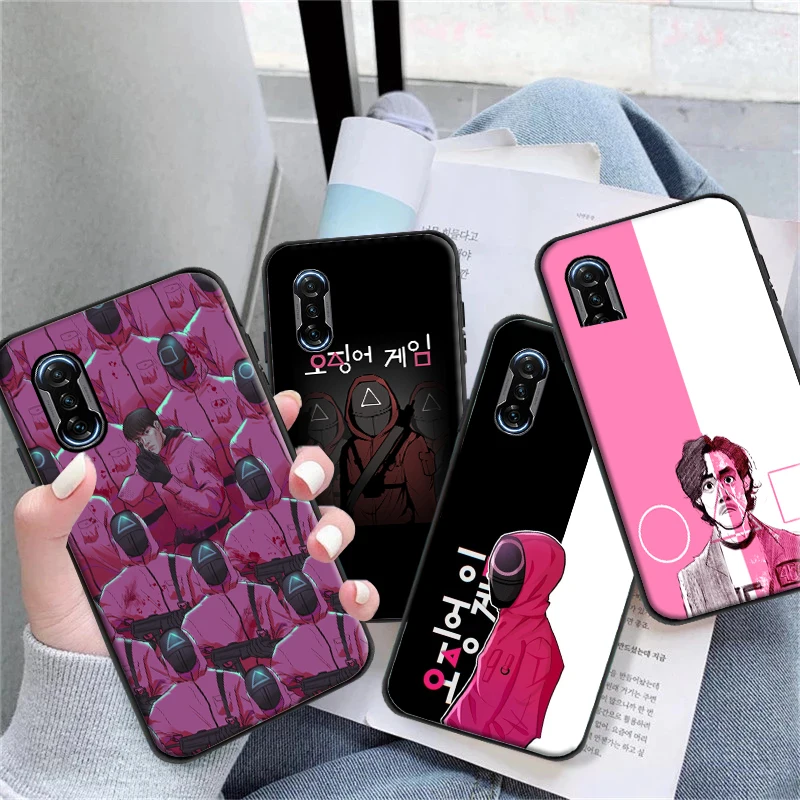 Squid Game Phone Case For Xiaomi POCO X3 Pro NFC F3 GT M3 Pro For GT X3 M3 Funda Carcasa Soft TPU Coque
Squid Game Phone Case For Xiaomi POCO X3 Pro NFC F3 GT M3 Pro For GT X3 M3 Funda Carcasa Soft TPU Coque