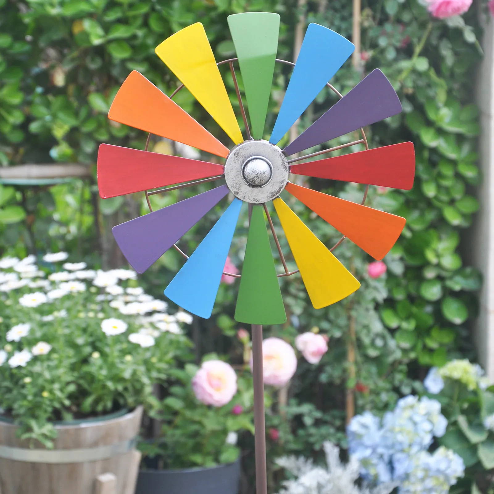 Garden Pinwheels Colorful Flower Wind Spinner Multi-Color Wind Spinner Windmill Toys For Garden Windmill Decoration 2021 Hot
Garden Pinwheels Colorful Flower Wind Spinner Multi-Color Wind Spinner Windmill Toys For Garden Windmill Decoration 2021 Hot