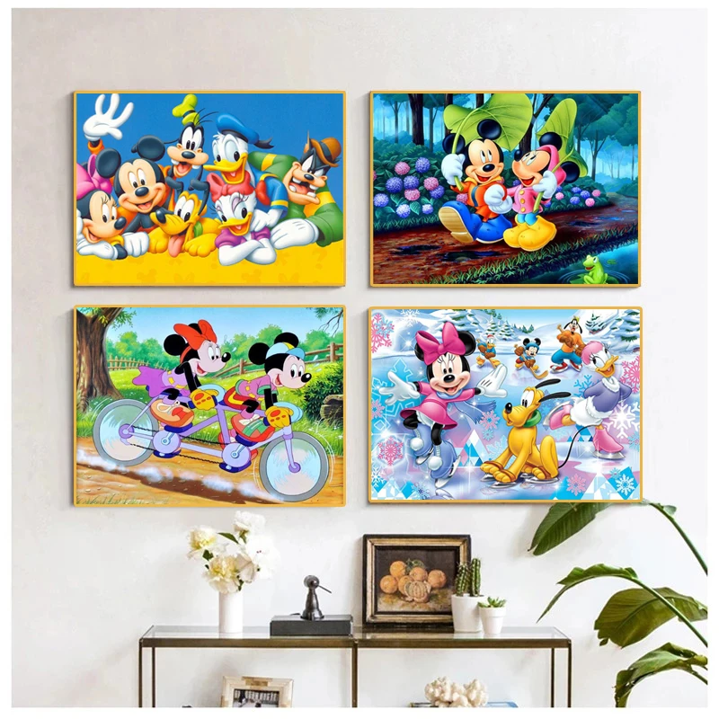 Disney Mickey Mouse Catoon Canvas Painting Mickey & Minnie Poster And Prints Wall Art Picture for Child Room Home Decor Cuadros
Disney Mickey Mouse Catoon Canvas Painting Mickey & Minnie Poster And Prints Wall Art Picture for Child Room Home Decor Cuadros