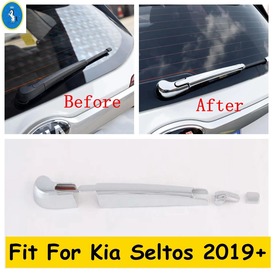 Yimaautotrims Rear Windshield Window Windscreen Rain Wiper Cover Trim ABS Chrome Exterior Refit Kit For Kia Seltos 2019 - 2021
Yimaautotrims Rear Windshield Window Windscreen Rain Wiper Cover Trim ABS Chrome Exterior Refit Kit For Kia Seltos 2019 - 2021