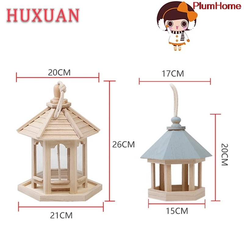 Wooden Bird Feeders Hanging Type Outdoor Pet Bird Seeds Food Feeder Tree Garden Snacks Bucket Holder Bird Feeder Station
Wooden Bird Feeders Hanging Type Outdoor Pet Bird Seeds Food Feeder Tree Garden Snacks Bucket Holder Bird Feeder Station