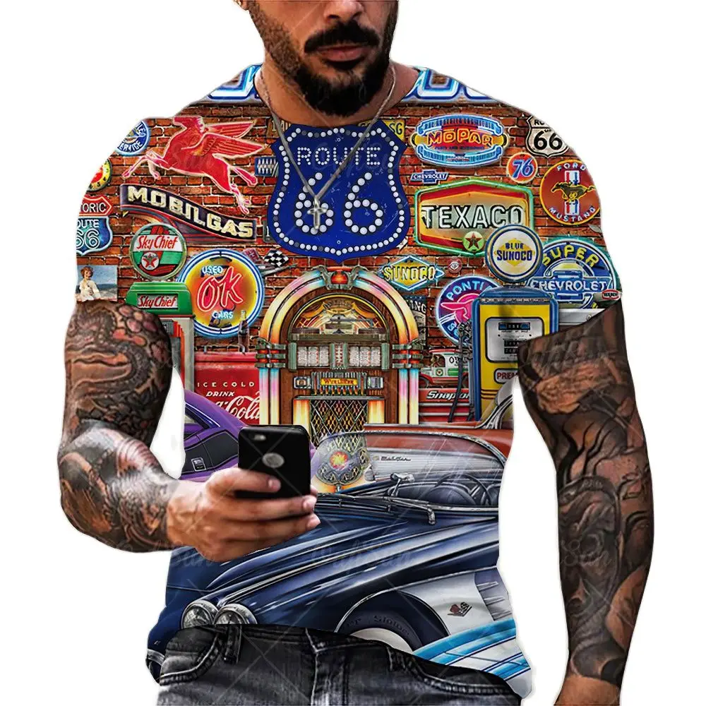 Europe And America Fashion Trend Street Men's Summer 3d Printing Round Collar Short T-shirt Large Size Comfort Breathable Jacket
Europe And America Fashion Trend Street Men's Summer 3d Printing Round Collar Short T-shirt Large Size Comfort Breathable Jacket