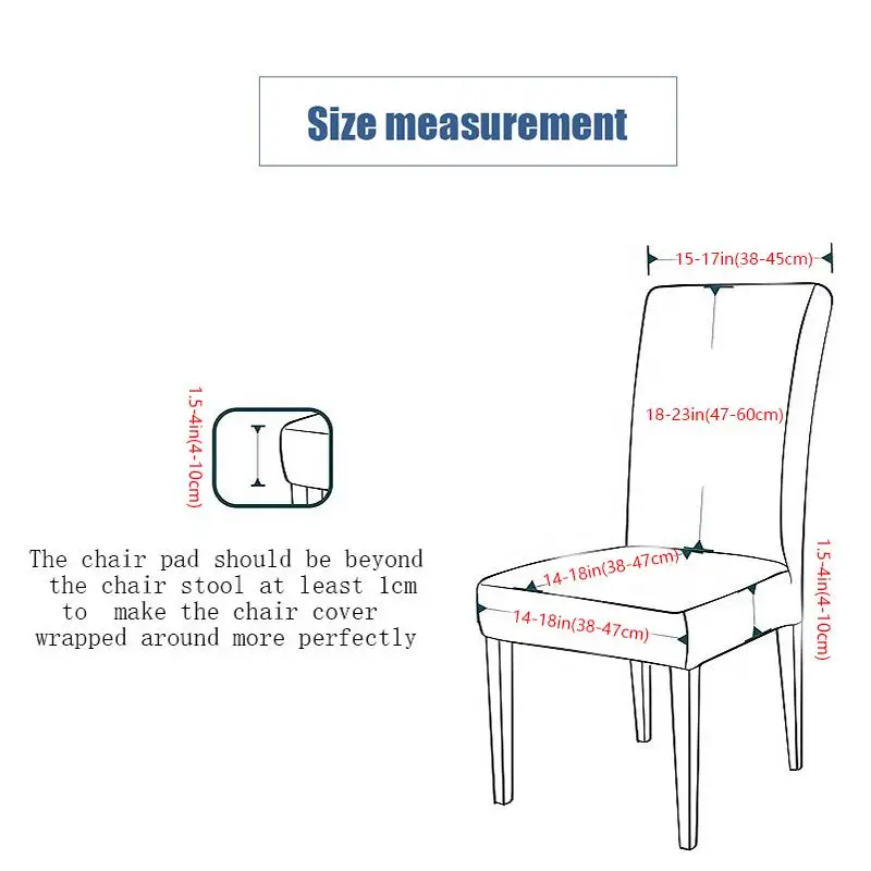 Stretchable Dining Chair Cover Printed Removable Seat Slipcover Protector
Stretchable Dining Chair Cover Printed Removable Seat Slipcover Protector