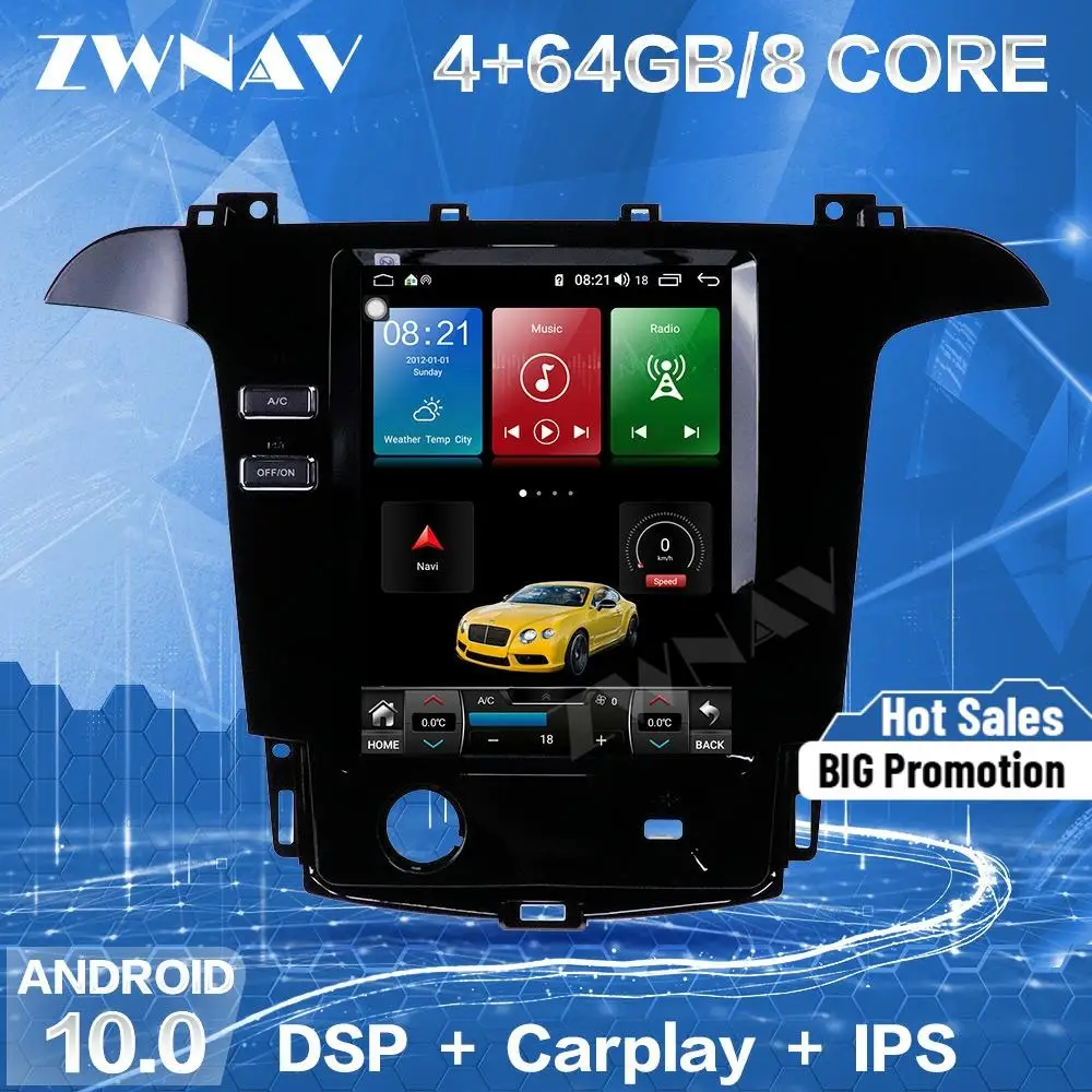 Tesla Screen Android Player For Ford S Max Galaxy 2007 2008 2009 2010 2011 2012 2013 2014 2015 GPS Audio Stereo Radio Head Unit
Tesla Screen Android Player For Ford S Max Galaxy 2007 2008 2009 2010 2011 2012 2013 2014 2015 GPS Audio Stereo Radio Head Unit