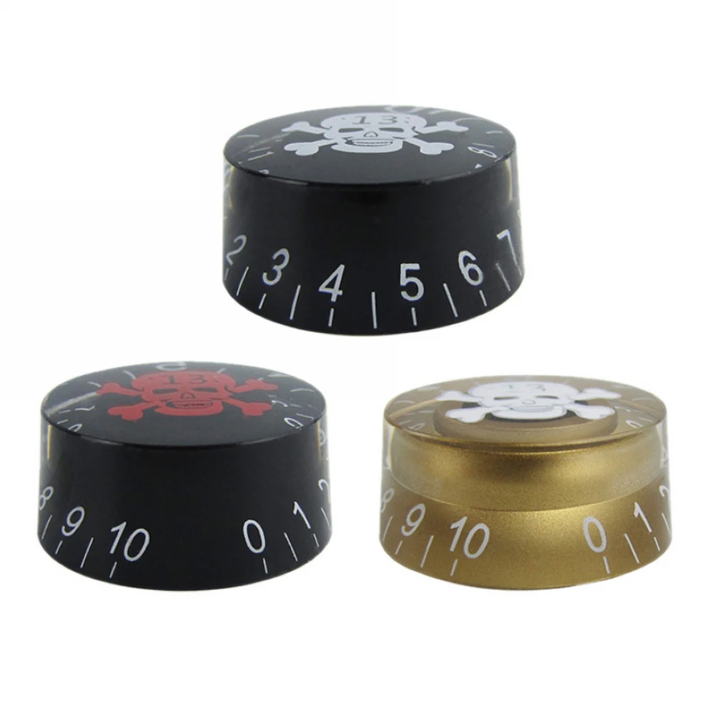 

4 Pcs Guitar Control Knobs for 6mm Abalone Speed Volume Tone Potentiometer(POT) Knob Compatible with LP SG Electric Guitar 6mm