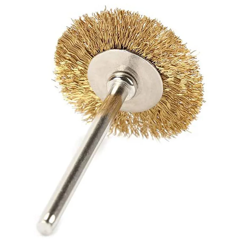 50 Pcs 25mm(1 Inch) Copper Wire Wheel Brushes, 1/8 Inch Shank for Cleaning Polishing Descaling Burring
50 Pcs 25mm(1 Inch) Copper Wire Wheel Brushes, 1/8 Inch Shank for Cleaning Polishing Descaling Burring