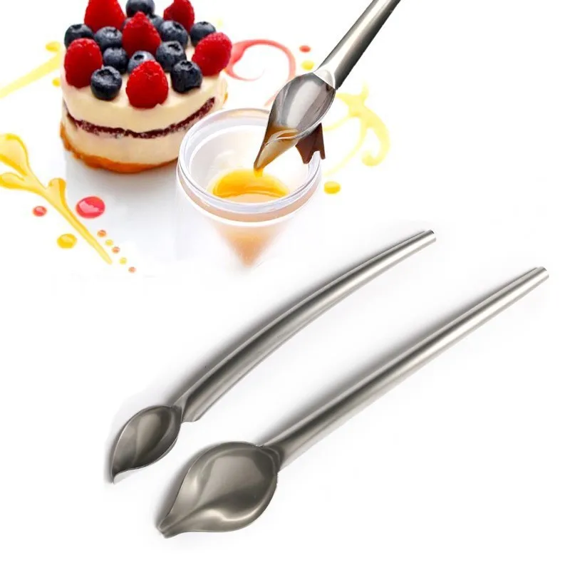 Stainless Steel Cake Decorating Filter Spoon DIY Chocolate Cream Food Pencil Coffee Spoons Creative Drawing Pastry Baking Tools
Stainless Steel Cake Decorating Filter Spoon DIY Chocolate Cream Food Pencil Coffee Spoons Creative Drawing Pastry Baking Tools