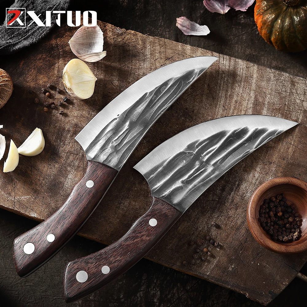 XITUO Chef Knives Forged Knife High Carbon Steel Meat Cleaver Chef Butcher Outdoor Hunting Chopping Knives Kitchen Cooking Items
XITUO Chef Knives Forged Knife High Carbon Steel Meat Cleaver Chef Butcher Outdoor Hunting Chopping Knives Kitchen Cooking Items