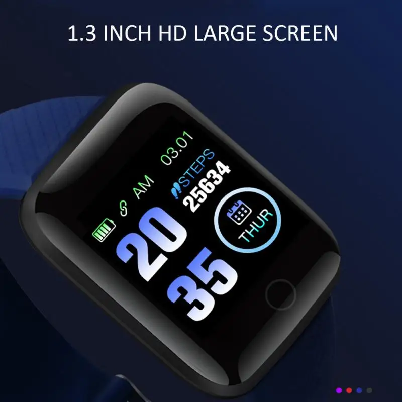  Смарт-часы 116 Puls Bluetooth 4 2 пульсометр кислород кровяное давление спортивный