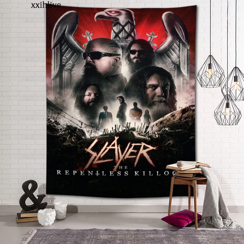 Изготовленный на заказ ГОБЕЛЕН группа Slayer с большой настенный гобелен хиппи стене висит в богемном стиле Wall Art украшение комнаты настенный ...
Изготовленный на заказ ГОБЕЛЕН группа Slayer с большой настенный гобелен хиппи стене висит в богемном стиле Wall Art украшение комнаты настенный ...