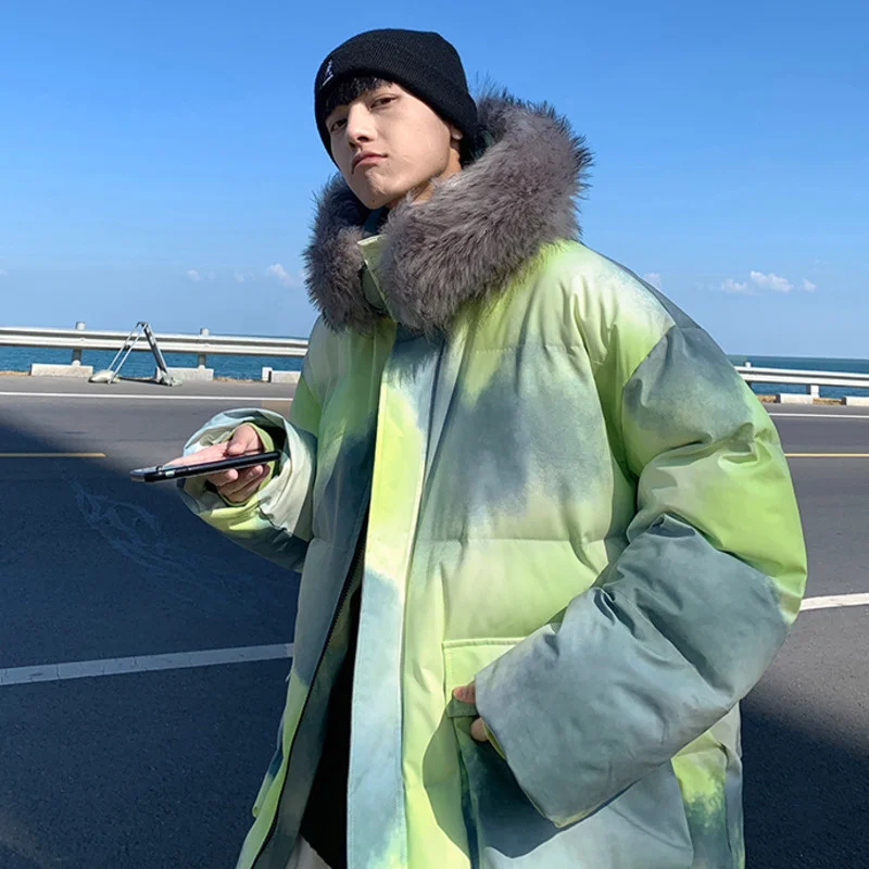 Privathinker Oversized Fake Fur Hooded Men's Parkas Thicken Warm Winter Coats Harajuku Tie Dye Male Casual Cotton Padded Jackets
Privathinker Oversized Fake Fur Hooded Men's Parkas Thicken Warm Winter Coats Harajuku Tie Dye Male Casual Cotton Padded Jackets