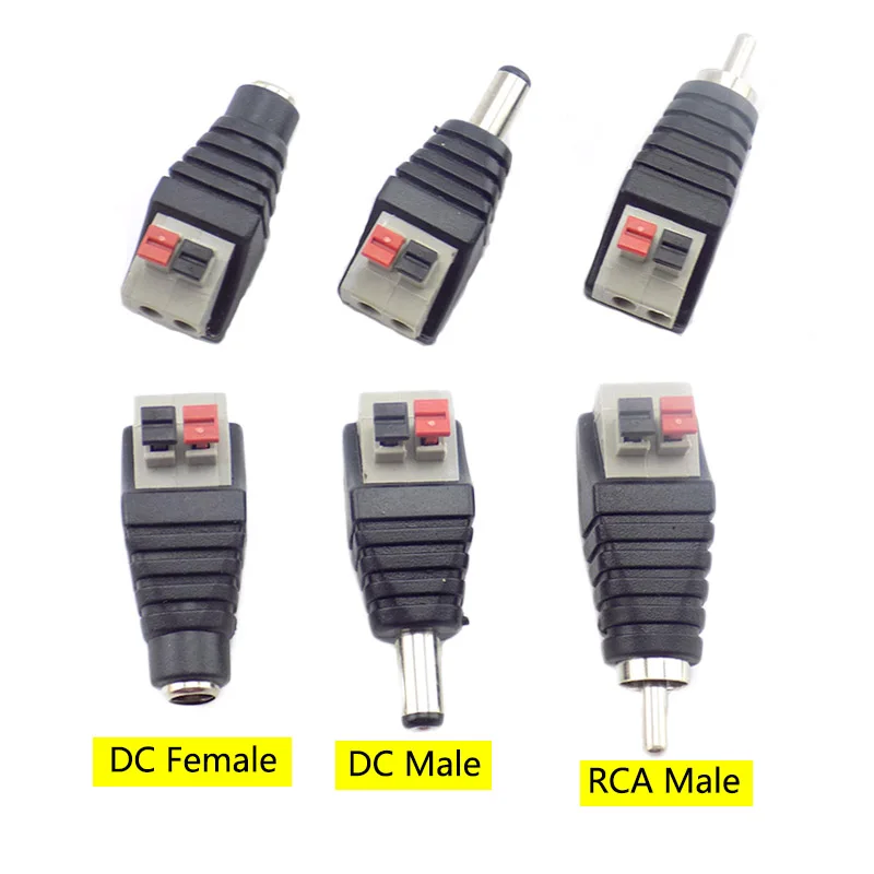 DC Power Jack Adapter Plug DC Male To Female Jack Connector For SMD5050 SMD3528 SMD5730 Single Color LED Strip
DC Power Jack Adapter Plug DC Male To Female Jack Connector For SMD5050 SMD3528 SMD5730 Single Color LED Strip