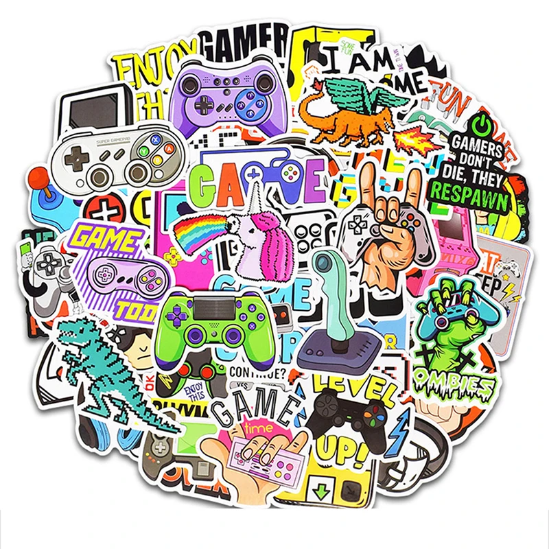 50pc Vintage Video Game Stickers Laptop Classic Cartoon Sticker Decals Fun for Kid Toys Gift Наклейки для игр
50pc Vintage Video Game Stickers Laptop Classic Cartoon Sticker Decals Fun for Kid Toys Gift Наклейки для игр