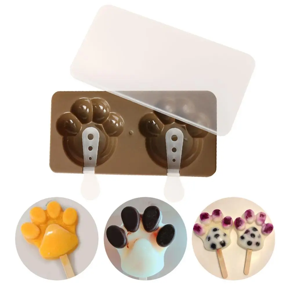 Popsicles Ice Cream Mold With Cover DIY Cartoon Bear Claw Shape Ice Cream Makers Ice Cream Dessert Ice Cube Tray Mold
Popsicles Ice Cream Mold With Cover DIY Cartoon Bear Claw Shape Ice Cream Makers Ice Cream Dessert Ice Cube Tray Mold