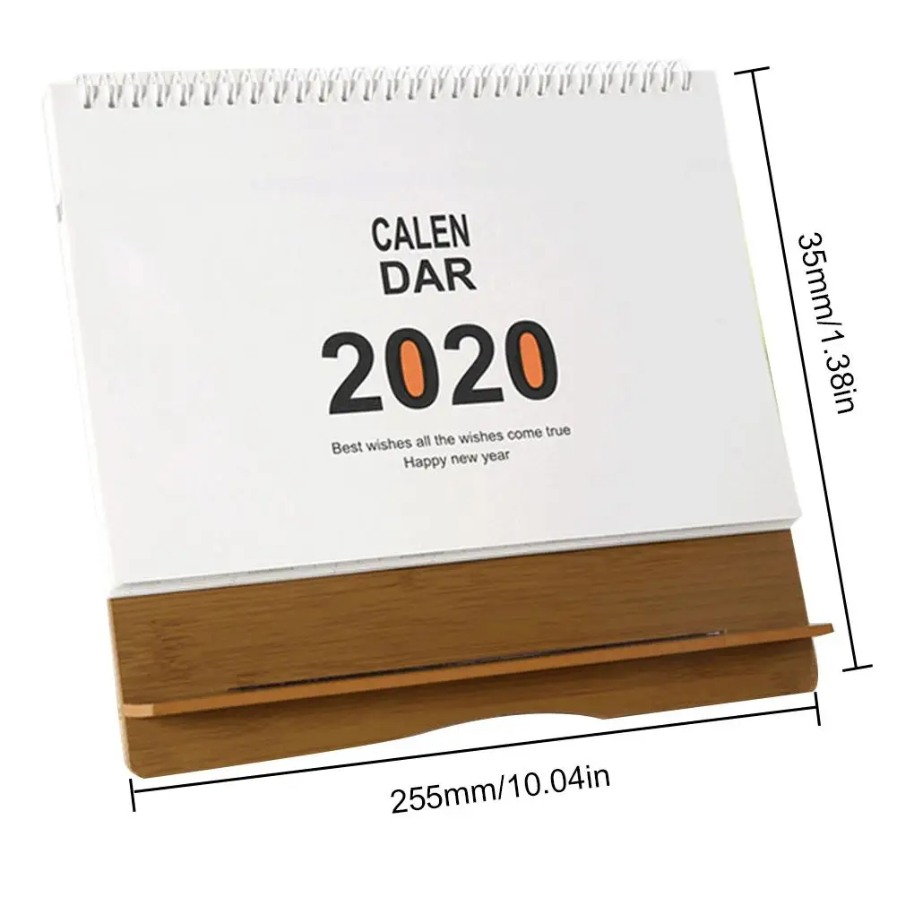 2019-2020 Standing Desk Calendar Flexible Wooden Desktop Decoration Stand Up Calendar for Office and Home
2019-2020 Standing Desk Calendar Flexible Wooden Desktop Decoration Stand Up Calendar for Office and Home