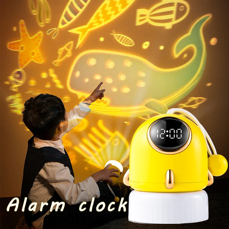 Новый мультяшный будильник проекционный ночник перезаряжаемые цифровые настольные часы с таймером приглушаемый светильник для комнаты пр...
Новый мультяшный будильник проекционный ночник перезаряжаемые цифровые настольные часы с таймером приглушаемый светильник для комнаты пр...