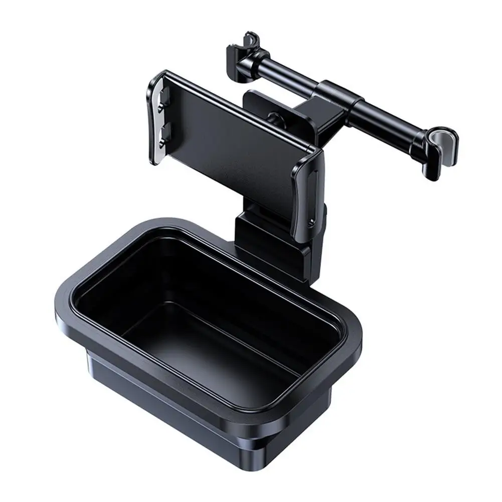 Car Tablet Holder Adjustable Car Headrest Mobile Phone Tablet Mount Holder With Collapsible Silicone Storage Box For Car Travel
Car Tablet Holder Adjustable Car Headrest Mobile Phone Tablet Mount Holder With Collapsible Silicone Storage Box For Car Travel