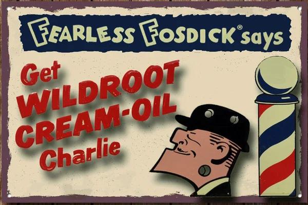 Fearless Fosdick Says Barber Shop Tin Sign, Metal Sign, Barbershop Signs, Vintage Style, Barber Shop Sign
Fearless Fosdick Says Barber Shop Tin Sign, Metal Sign, Barbershop Signs, Vintage Style, Barber Shop Sign