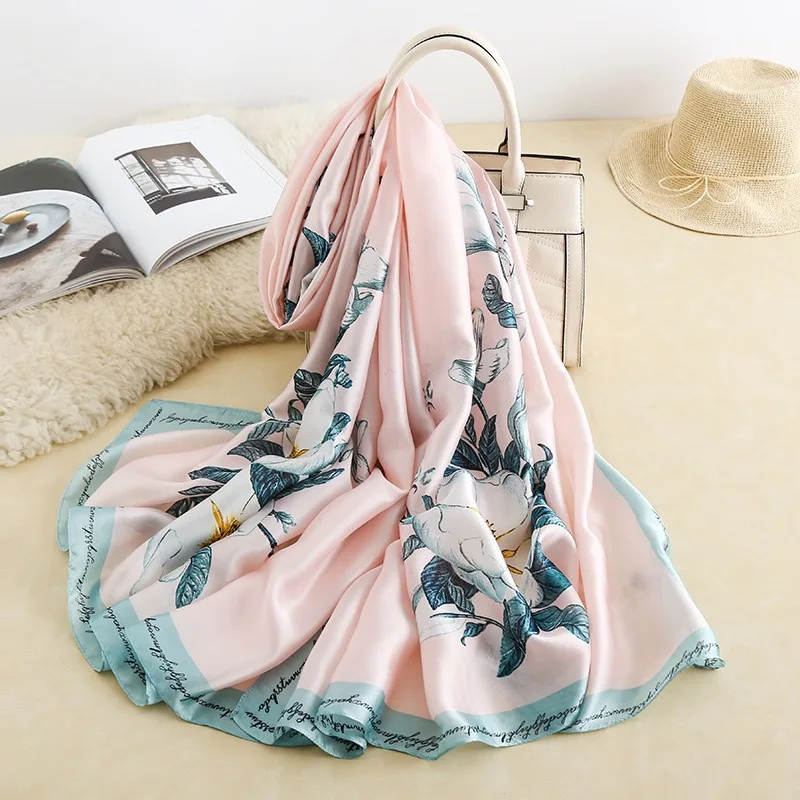 2021 Women Silk Winter Scarf Luxury Design Print Lady Beach Shawl Scarves Fashion Smooth Foulard Female Hijab
2021 Women Silk Winter Scarf Luxury Design Print Lady Beach Shawl Scarves Fashion Smooth Foulard Female Hijab