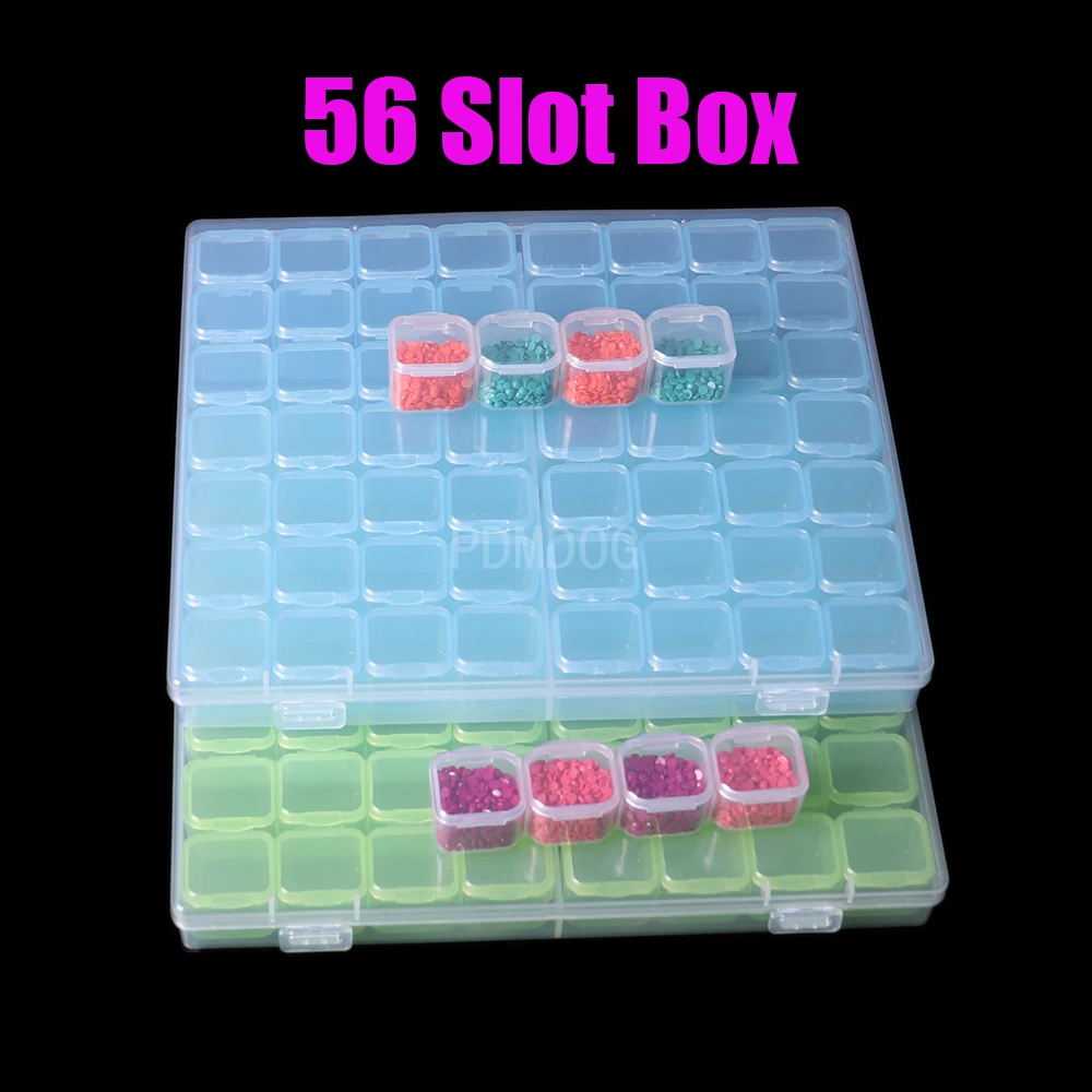 56 Grids Separate Slots Empty Storage Box Clear Nail Art Rhinestones diamond painting Tools Beads Display Storage Case Organizer
56 Grids Separate Slots Empty Storage Box Clear Nail Art Rhinestones diamond painting Tools Beads Display Storage Case Organizer