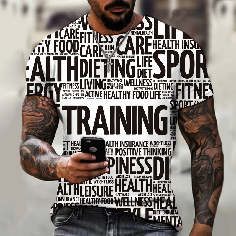 2022 latest design men's street trend T-shirt 3D printing personalized graffiti letter symbol pattern Short sleeve fashion top
2022 latest design men's street trend T-shirt 3D printing personalized graffiti letter symbol pattern Short sleeve fashion top