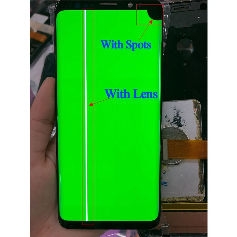 For Samsung S8 LCD Display Touch S8 Plus LCD S8 Display For Samsung S9 S9Plus LCD band line display dead pixels defective screen
For Samsung S8 LCD Display Touch S8 Plus LCD S8 Display For Samsung S9 S9Plus LCD band line display dead pixels defective screen
