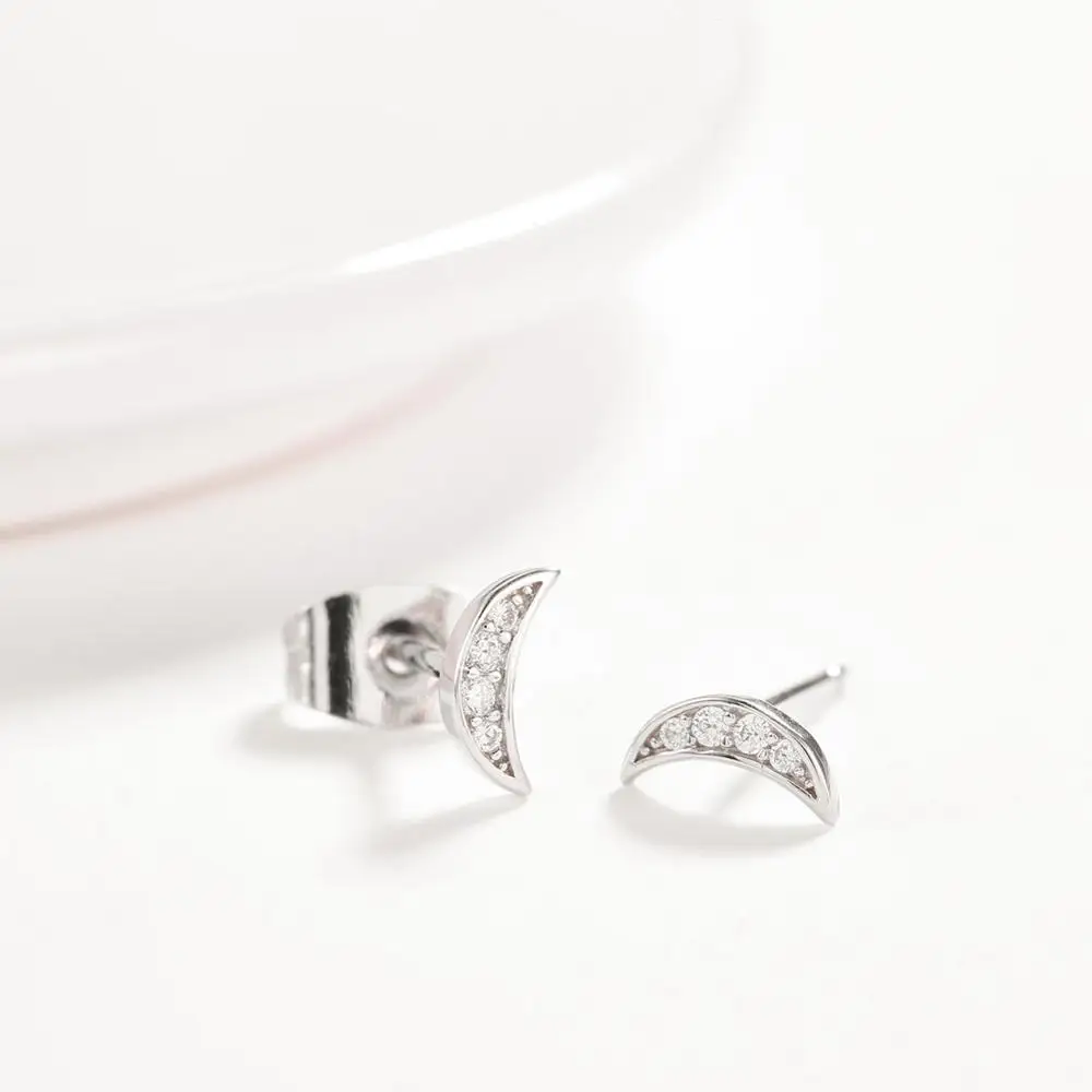 Fashion Earrings Gift Minimalist Stud Earrings Fashion Jewelry Shape Moon for Women Accessories
Fashion Earrings Gift Minimalist Stud Earrings Fashion Jewelry Shape Moon for Women Accessories