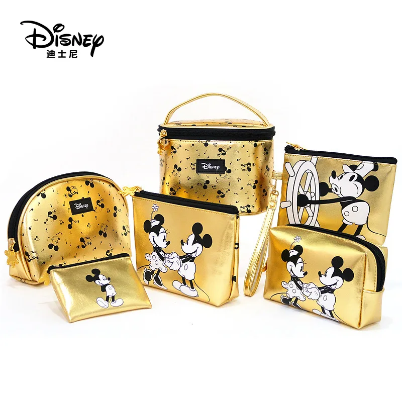 Disney Минни Мышь Портативный Косметика Макияж Сумка Многофункциональная дорожная